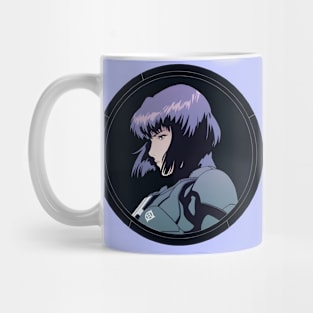 Cybernetic Journeys: Ghost in the Shell Aesthetics, Techno-Thriller Manga, and Mind-Bending Cyber Warfare Art Mug